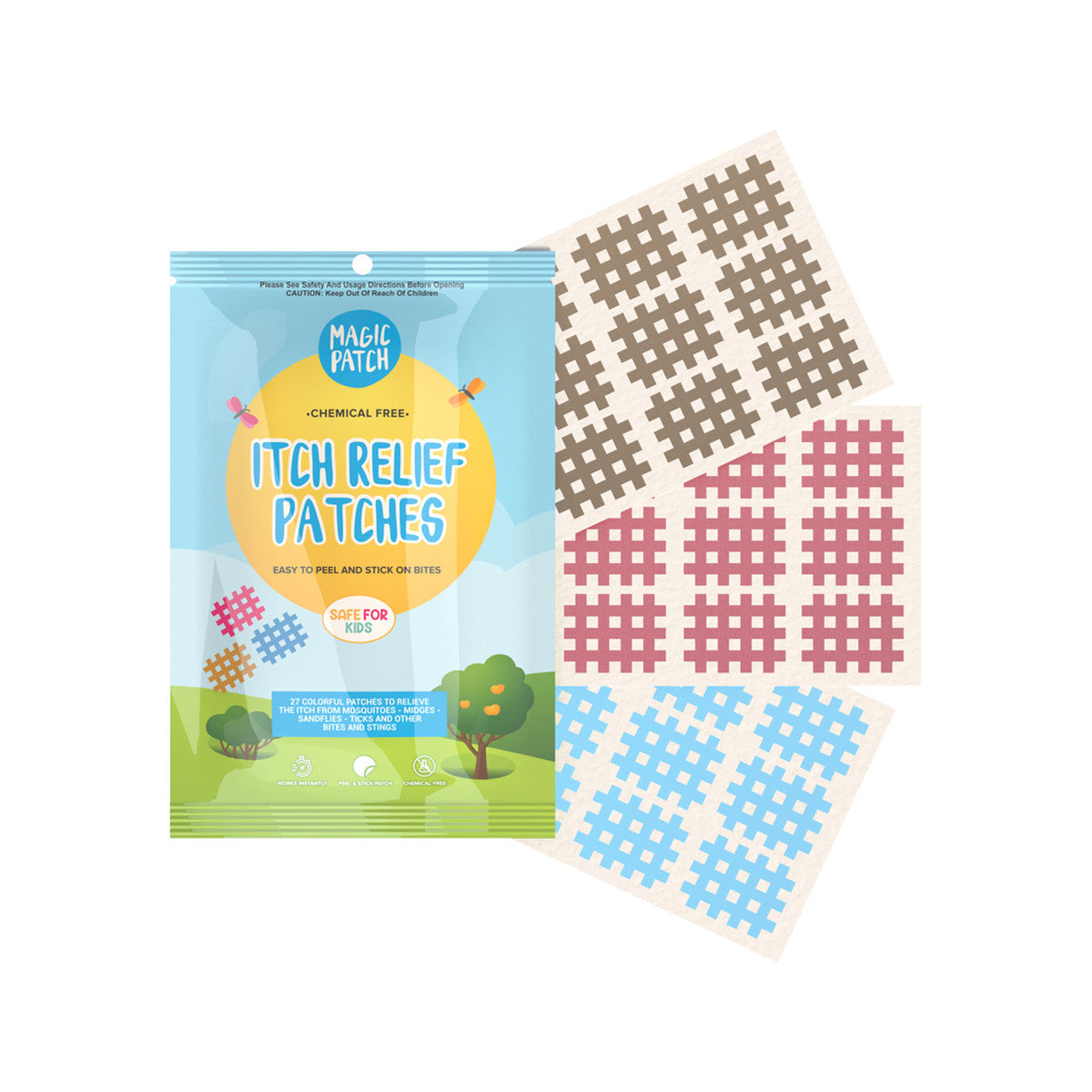 NATPAT Organic Itch Relief Stickers x 30 Pack - Cutprice Online