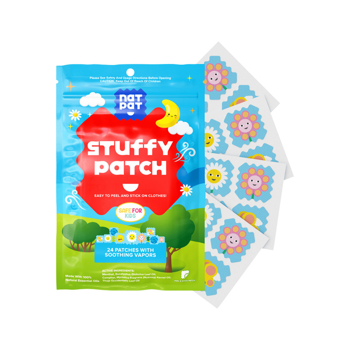 The Natural Patch Co. StuffyPatch Organic Stickers x 24 Pack - Cutprice Online