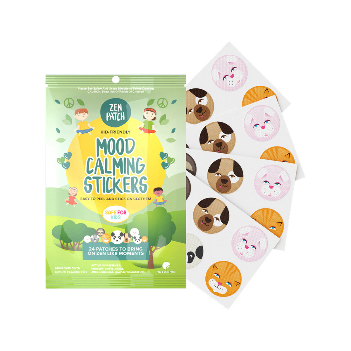 The Natural Patch Co. ZenPatch Organic Mood Calming Stickers x 24 Pack - Cutprice Online