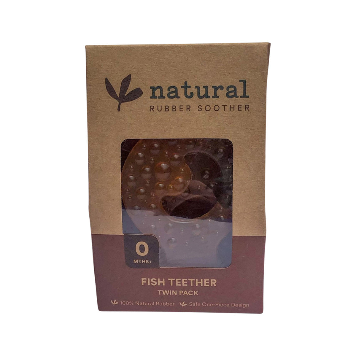 Natural Rubber Soother Fish Teether Twin Pack - Cutprice Online