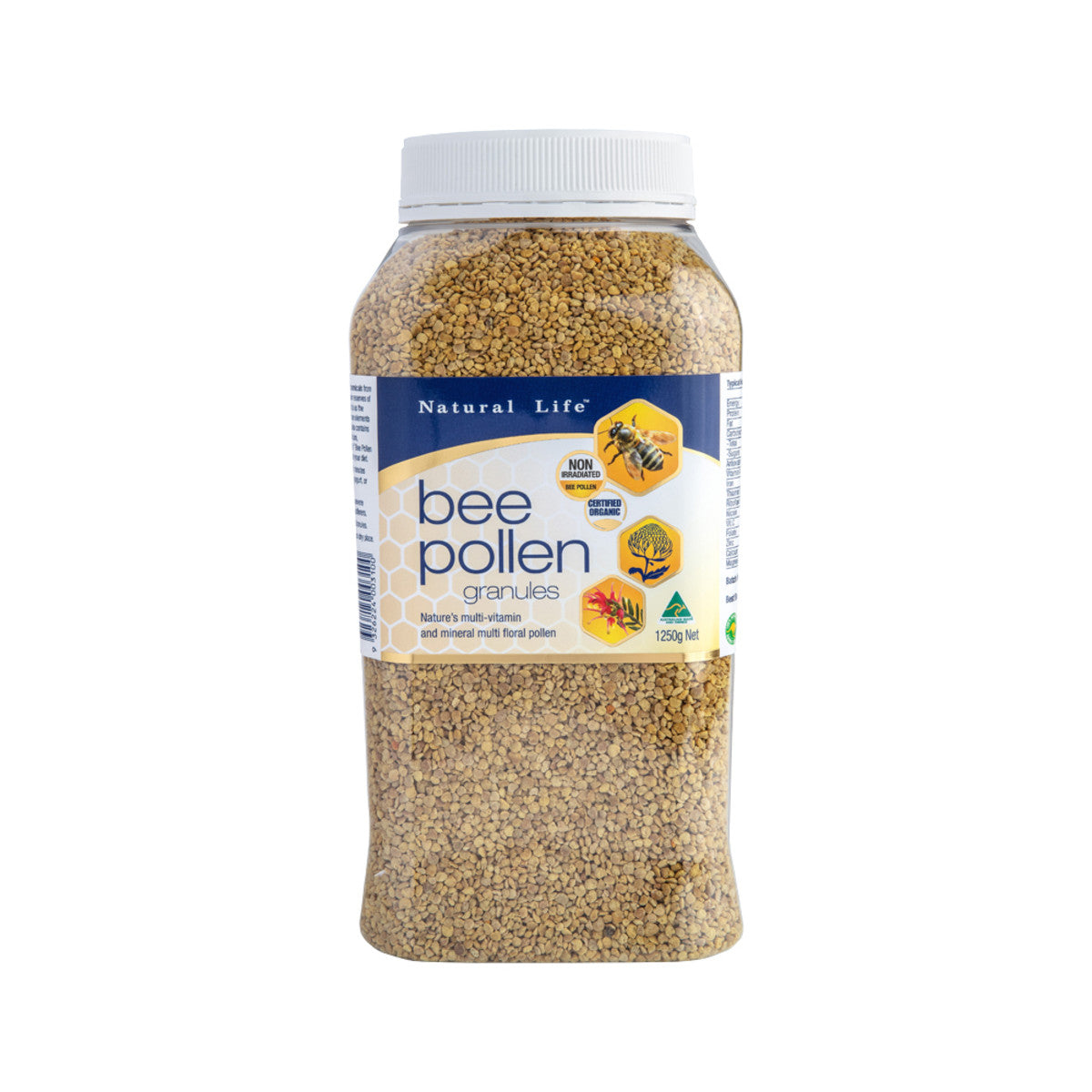 Natural Life Bee Pollen Granules (Non Irradiated) 1.25kg - Cutprice Online