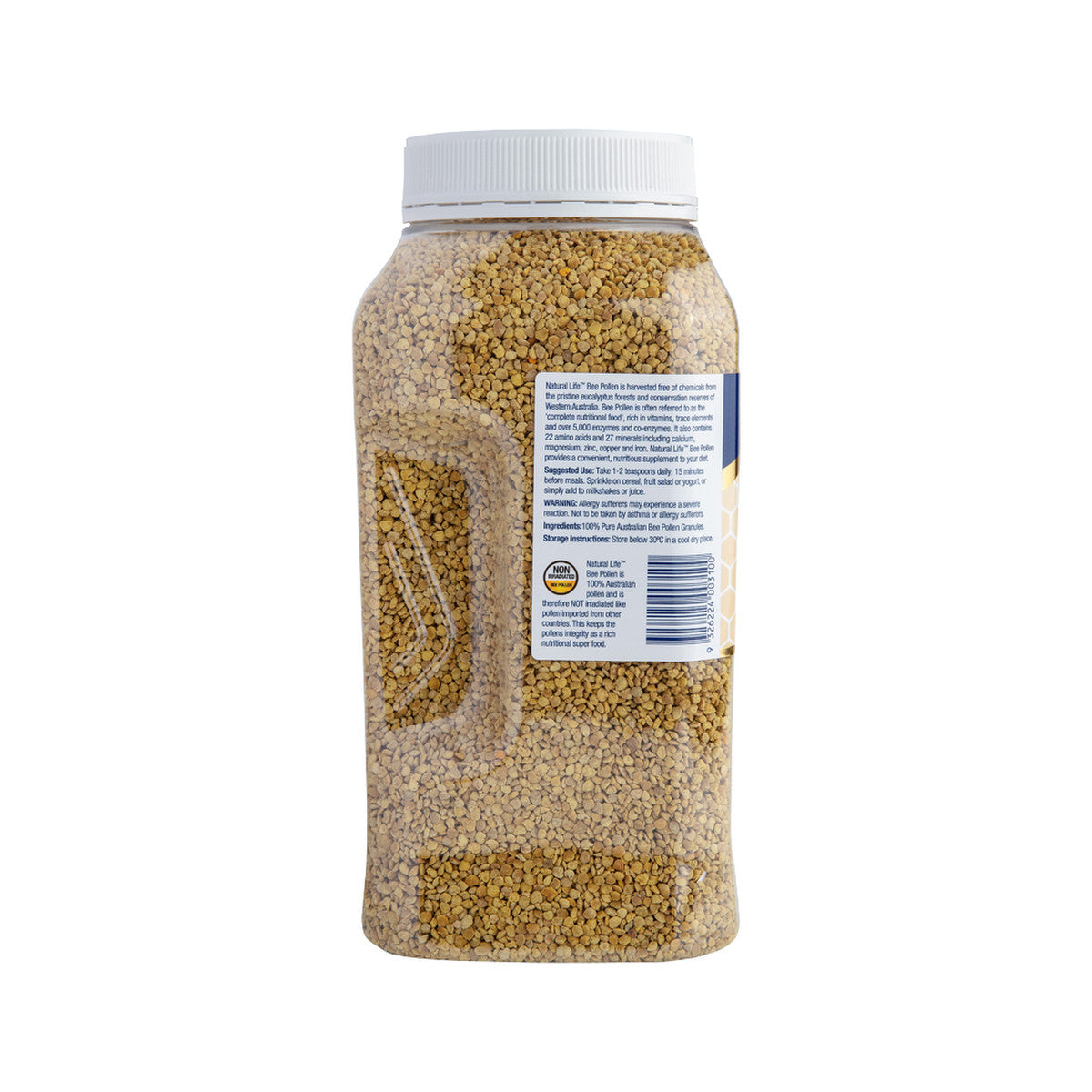 Natural Life Bee Pollen Granules (Non Irradiated) 1.25kg - Cutprice Online