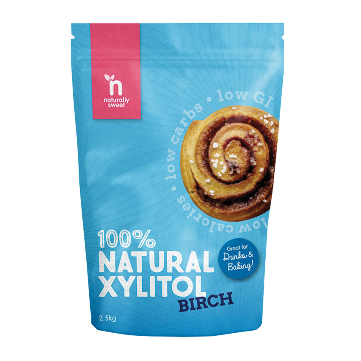 Naturally Sweet 100% Natural Xylitol Birch 2.5kg - Cutprice Online