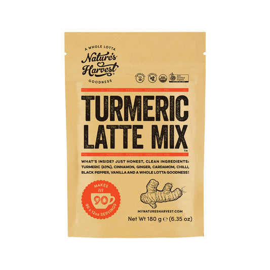 Nature's Harvest Organic Turmeric Latte Mix 180g - Cutprice Online