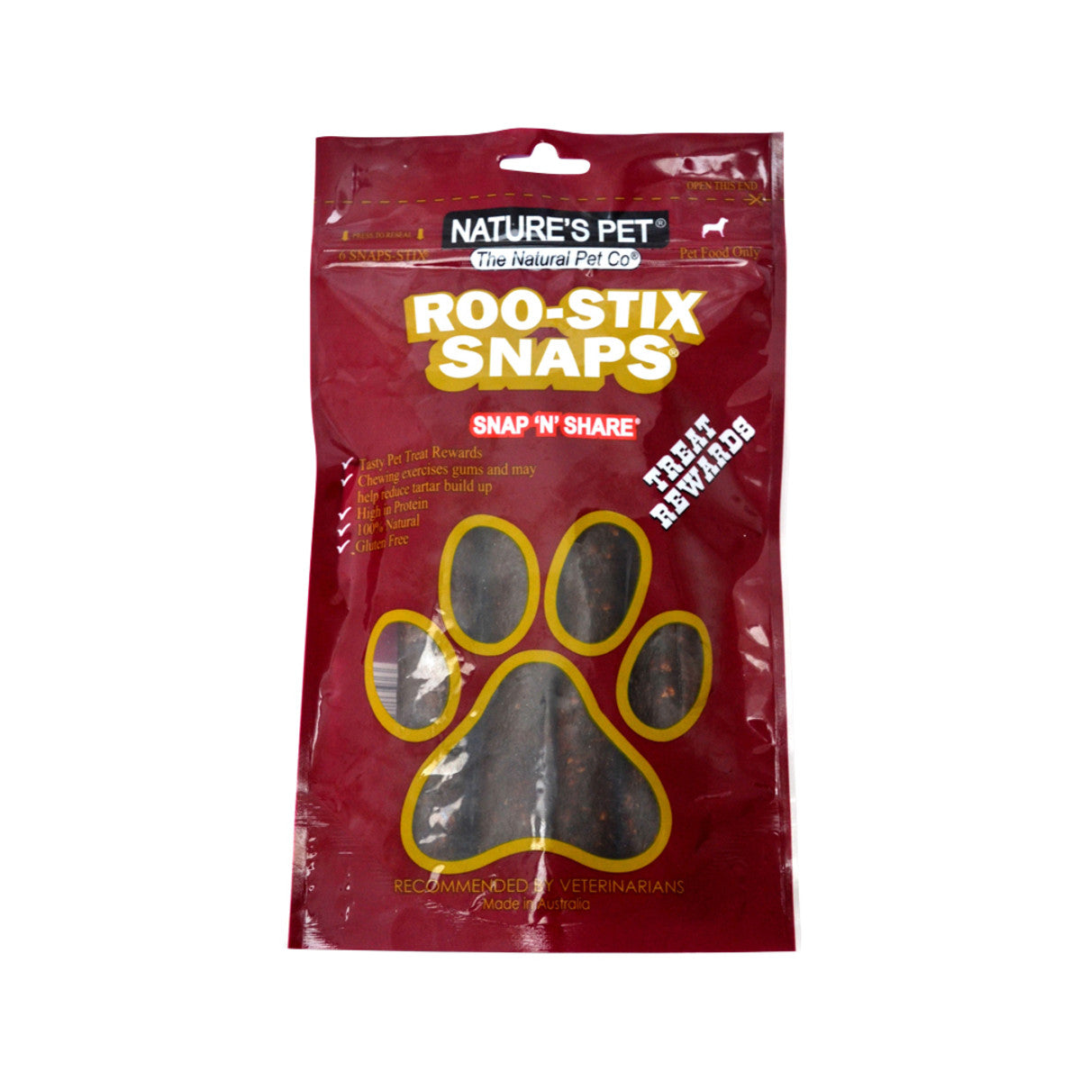 Nature's Pet Roo-Stix Snaps x 6 Pack - Cutprice Online