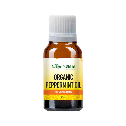 Nature's Shield Organic Essential Oil  Peppermint 25ml - Cutprice Online