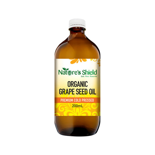 Nature's Shield Organic Grape Seed Oil 200ml - Cutprice Online