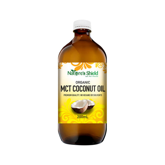 Nature's Shield Organic MCT Coconut Oil 200ml - Cutprice Online
