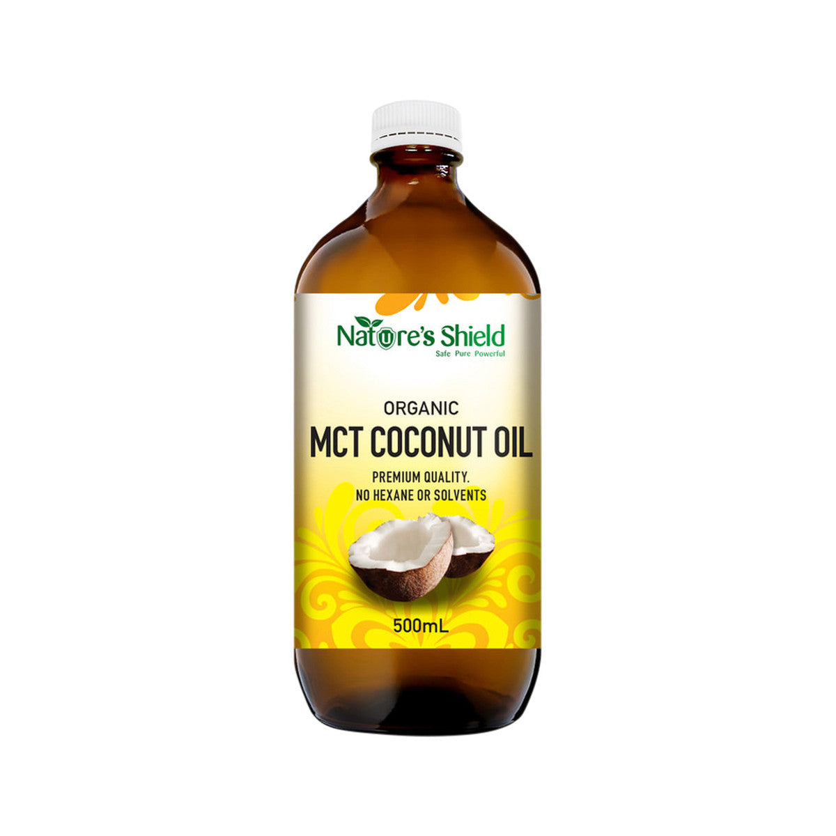 Nature's Shield Organic MCT Coconut Oil 500ml - Cutprice Online