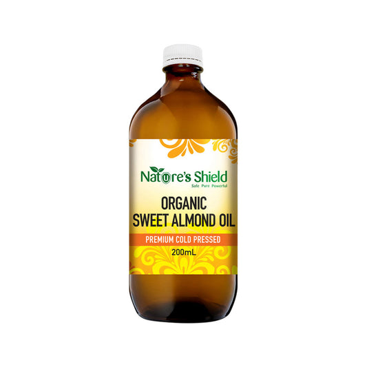 Nature's Shield Organic Sweet Almond Oil 200ml - Cutprice Online