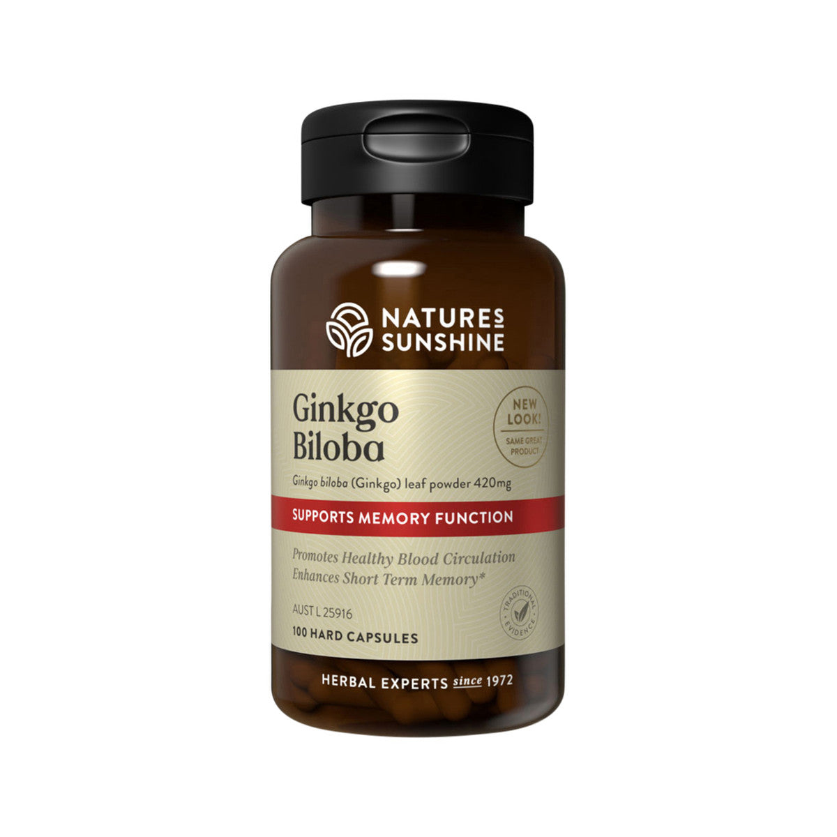 Nature's Sunshine Ginkgo Biloba 420mg 100c - Cutprice Online