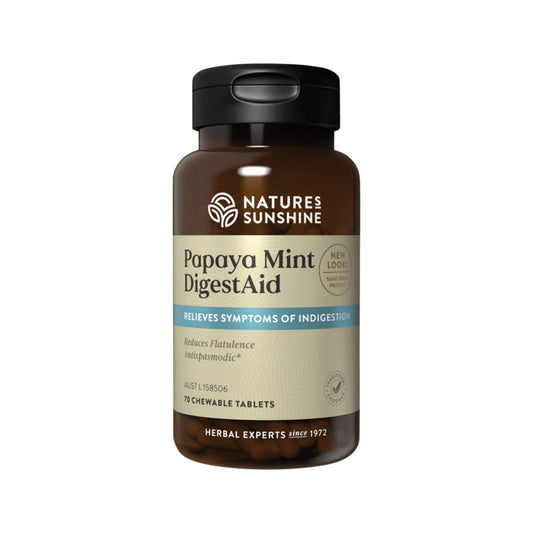 Nature's Sunshine Papaya Mint DigestAid 70t - Cutprice Online