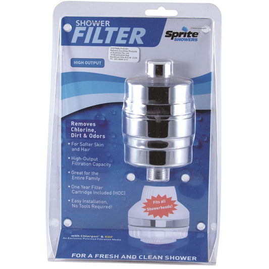 Nature's Sunshine Sprite Shower Filter Unit Chrome - Cutprice Online