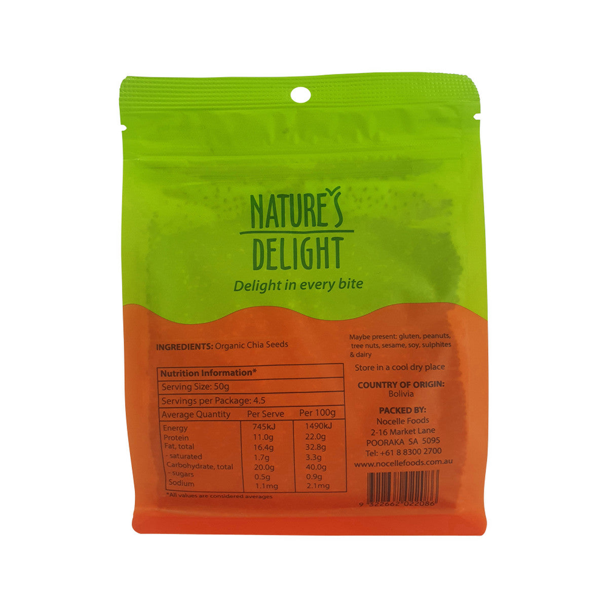 Nature's Delight Organic Chia Seeds 225g - Cutprice Online