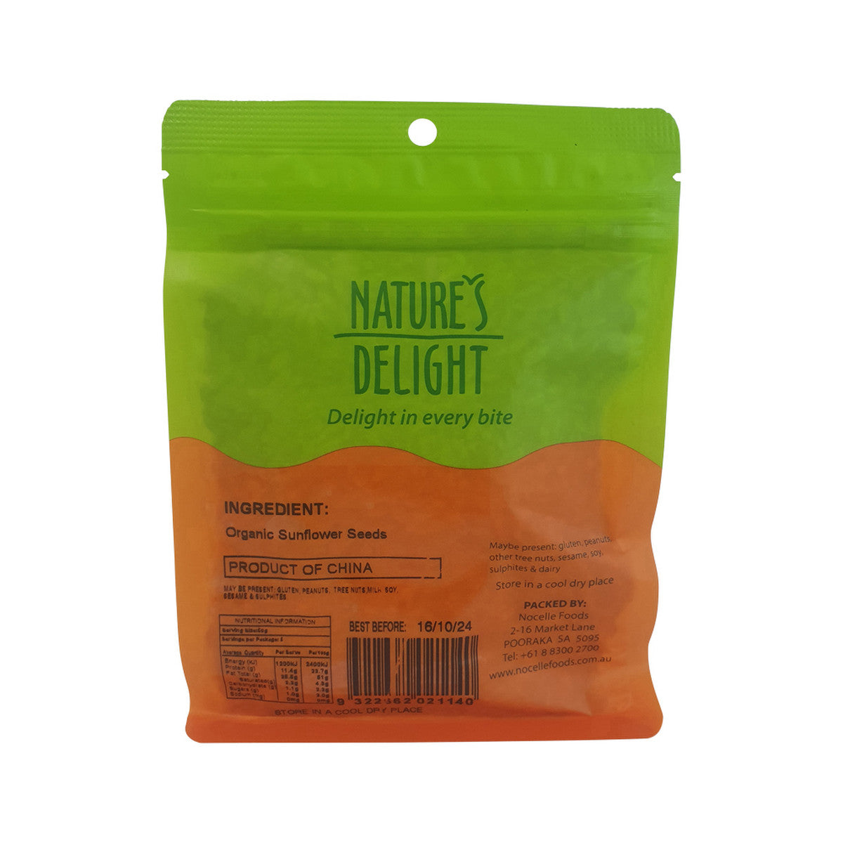 Nature's Delight Organic Sunflower Seeds 250g - Cutprice Online