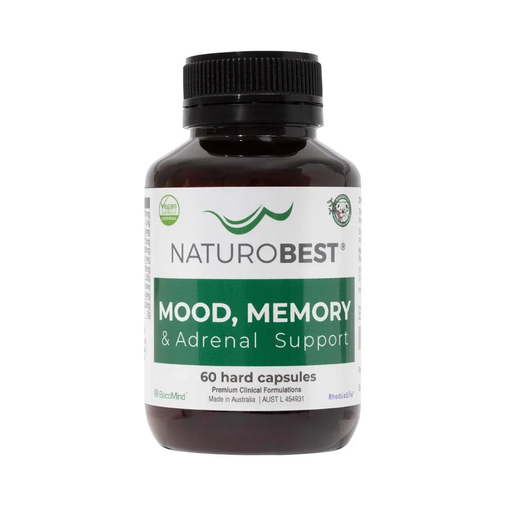 Naturobest Mood Memory & Adrenal Support 60c - Cutprice Online