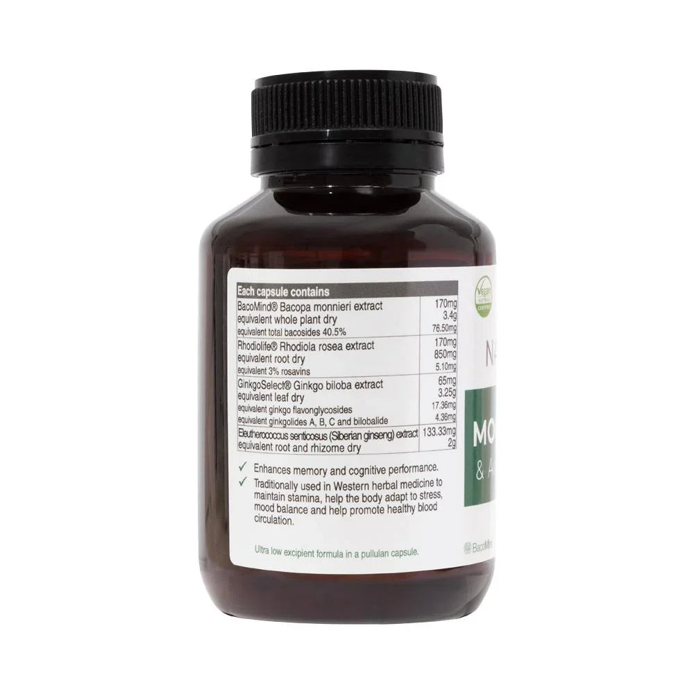 Naturobest Mood Memory & Adrenal Support 60c - Cutprice Online