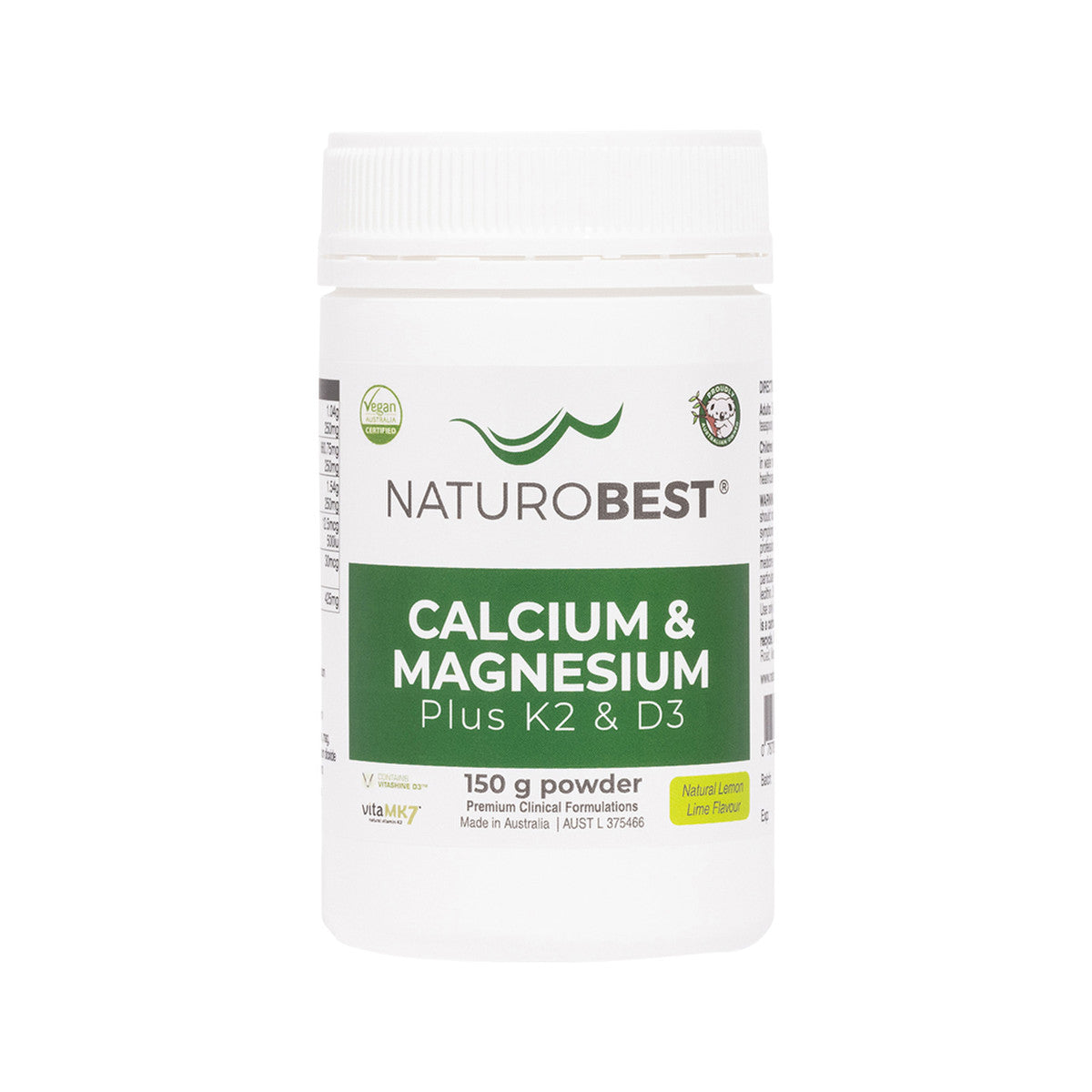 NaturoBest Calcium & Magnesium Plus K2 & D3 150g - Cutprice Online