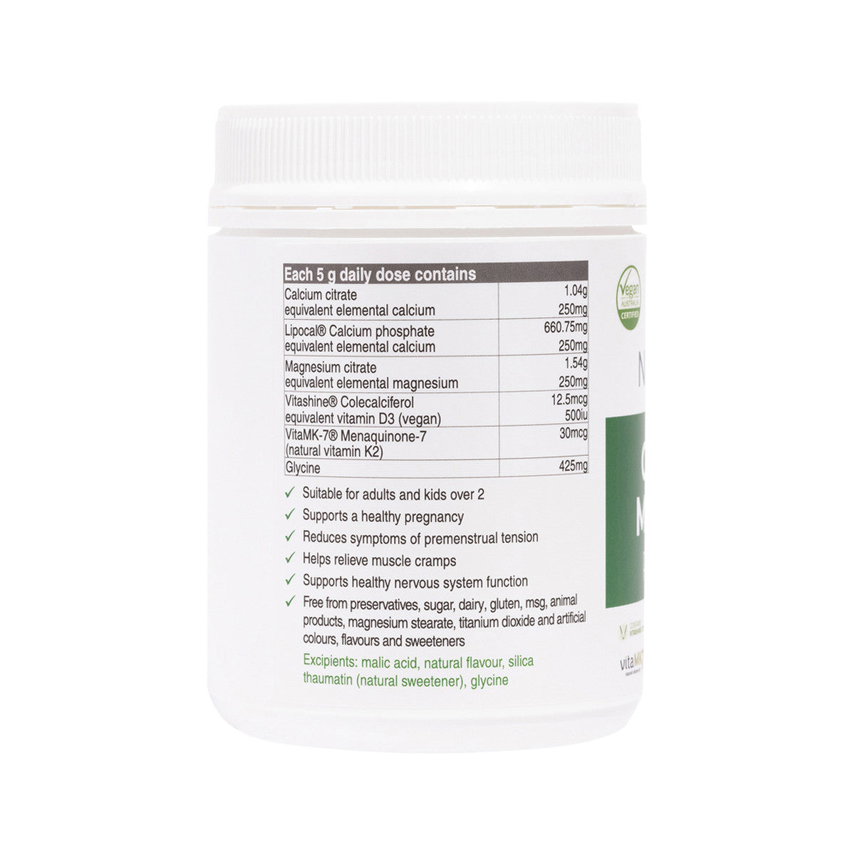 NaturoBest Calcium & Magnesium Plus K2 & D3 300g - Cutprice Online