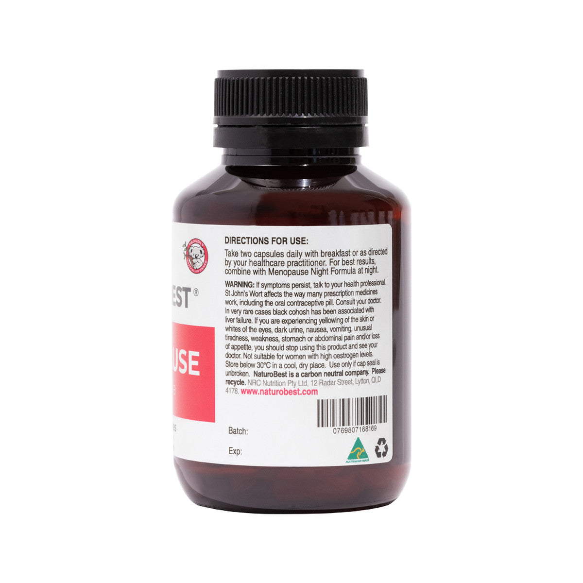 NaturoBest Menopause Day Formula 60c - Cutprice Online