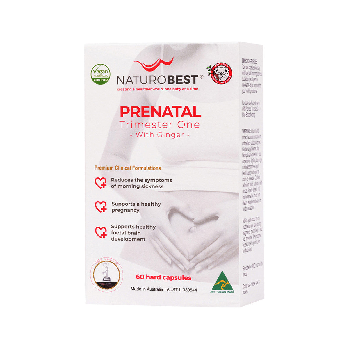 NaturoBest Prenatal Trimester One with Ginger 60c - Cutprice Online