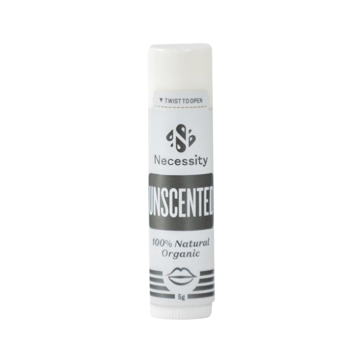 Necessity Organic Lip Balm Unscented 5g - Cutprice Online