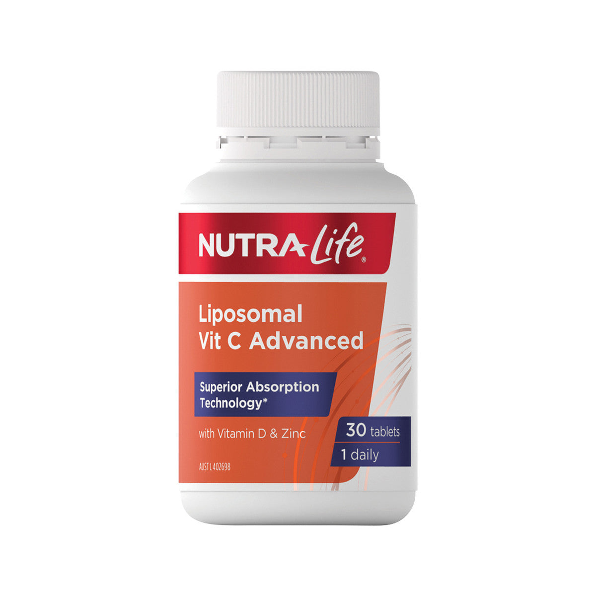 NutraLife Liposomal Vit C Advanced with Vitamin D & Zinc 30t - Cutprice Online