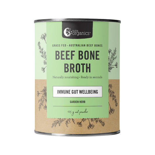 Nutra Organics Bone Broth Beef Garden Herb 125g - Cutprice Online