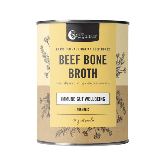 Nutra Organics Bone Broth Beef Turmeric 125g - Cutprice Online