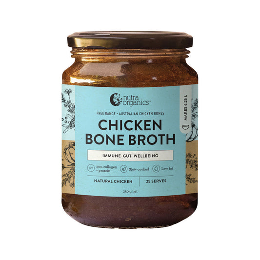 Nutra Organics Bone Broth Chicken Concentrate Natural 250g - Cutprice Online