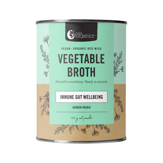 Nutra Organics Broth Vegetable Garden Veggie 125g - Cutprice Online