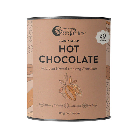 Nutra Organics Beauty Sleep Hot Chocolate (Indulgent Natural Drinking Chocolate) 200g - Cutprice Online