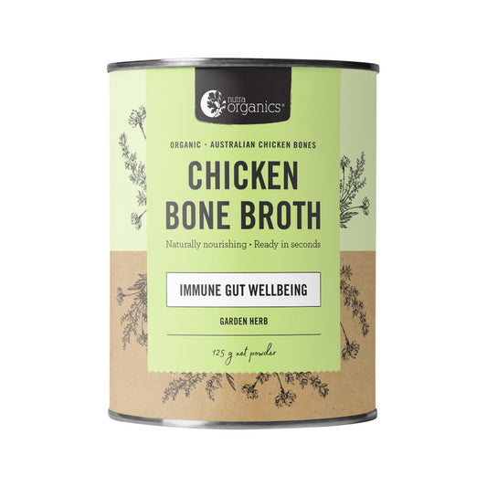 Nutra Organics Organic Bone Broth Chicken Garden Herb 125g - Cutprice Online