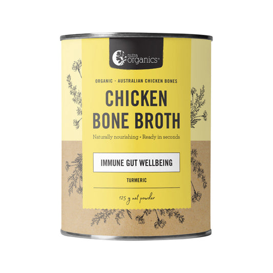 Nutra Organics Organic Bone Broth Chicken Turmeric 125g - Cutprice Online