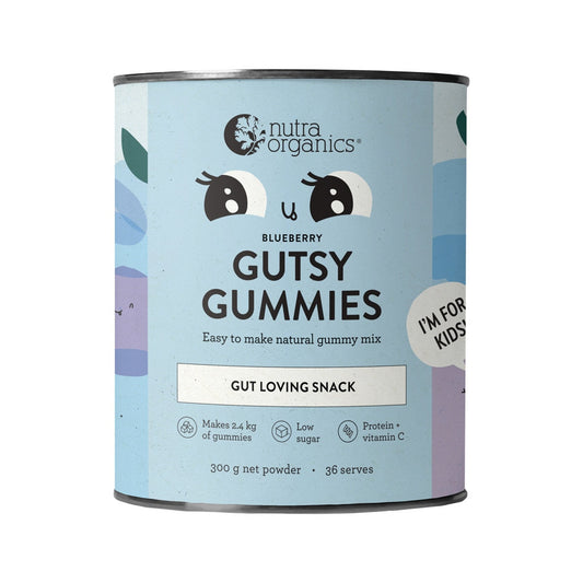 Nutra Organics Gutsy Gummies Blueberry 300g - Cutprice Online