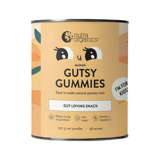 Nutra Organics Gutsy Gummies Mango 300g - Cutprice Online