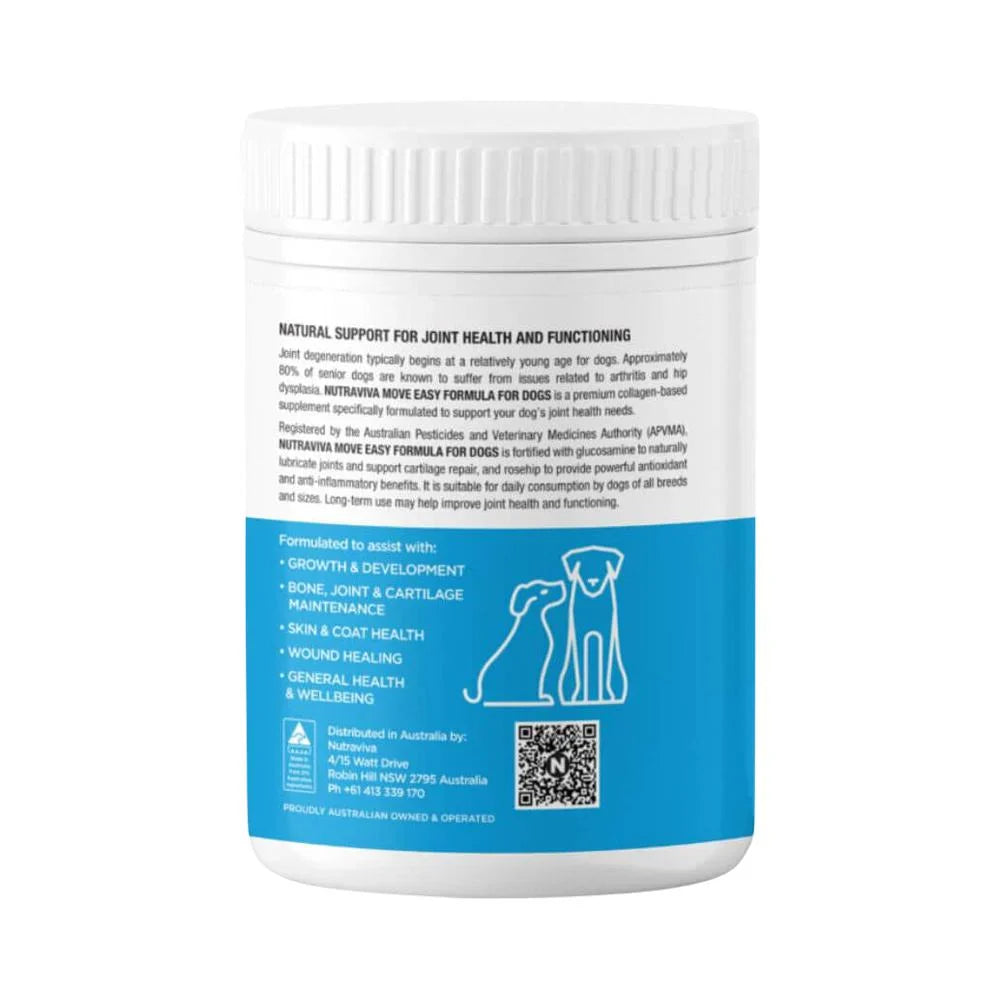 Nutraviva Pet Move Easy Formula for Dogs 405g - Cutprice Online