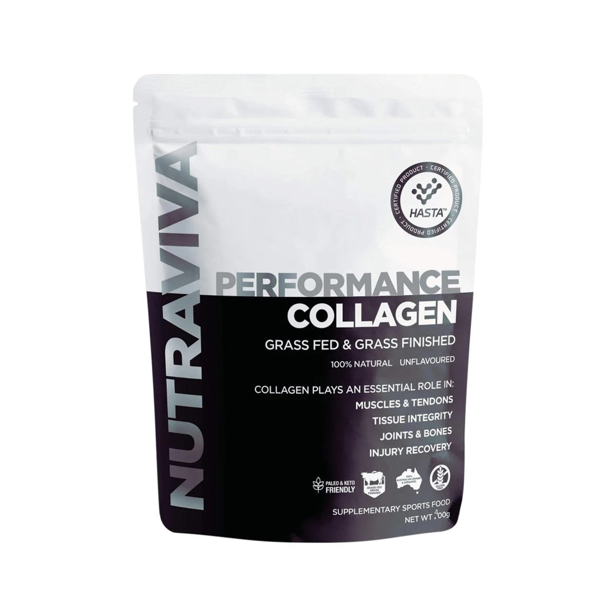 Nutraviva Performance Collagen (Beef) Unflavoured 400g - Cutprice Online
