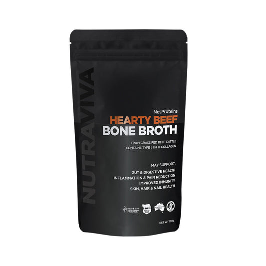 Nutraviva (NesProteins) Bone Broth Hearty Beef 100g - Cutprice Online