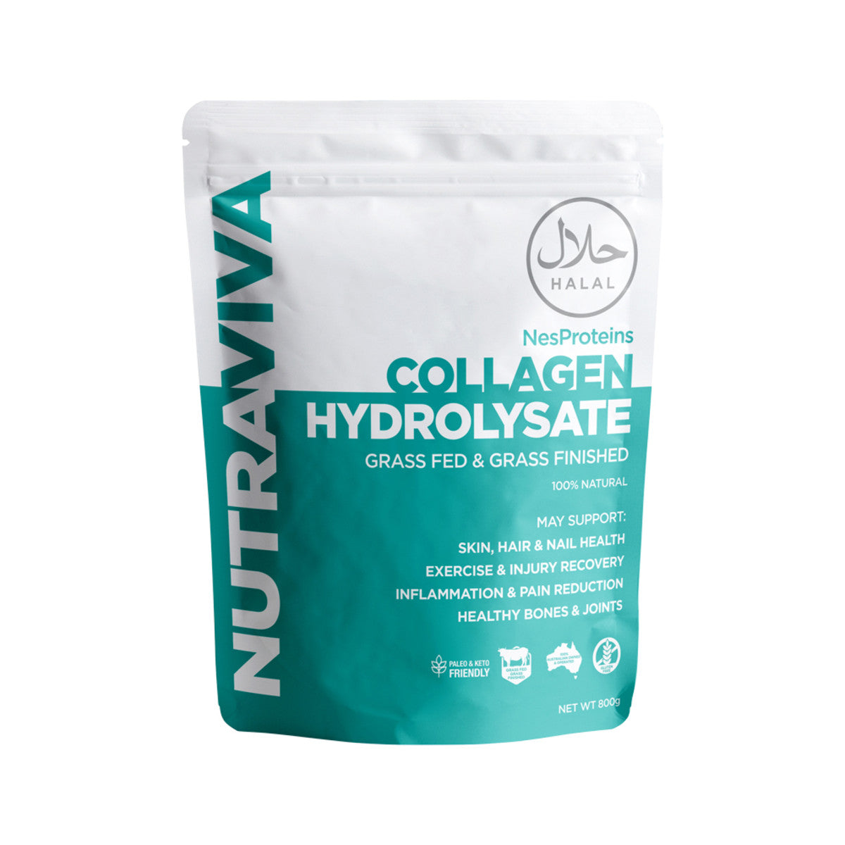 Nutraviva (NesProteins) Collagen Hydrolysate (Beef) Halal 800g - Cutprice Online