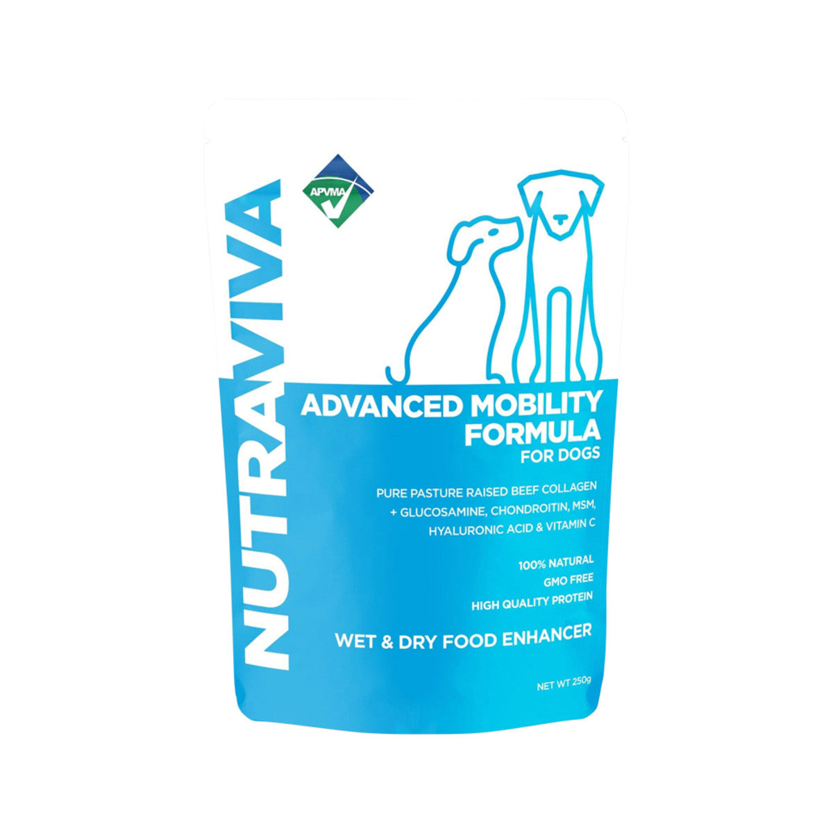 Nutraviva Pet Advanced Mobility Formula for Dogs 250g - Cutprice Online