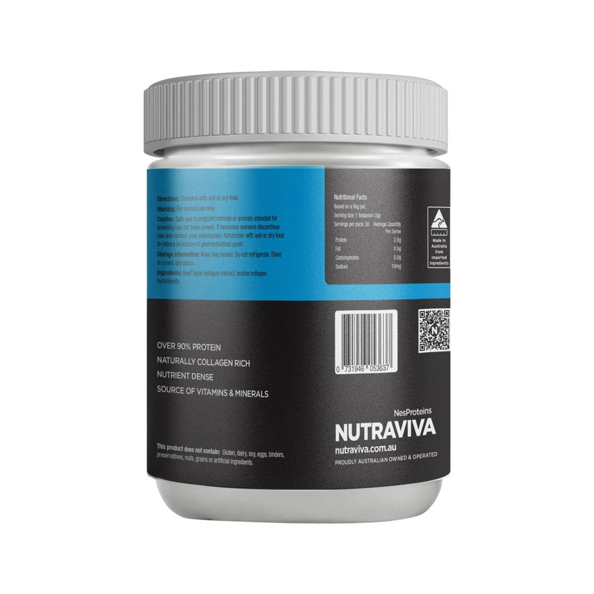 Nutraviva Pet Bone Broth (Pure Bovine Collagen Hydrosylate + Bone Broth) 300g - Cutprice Online