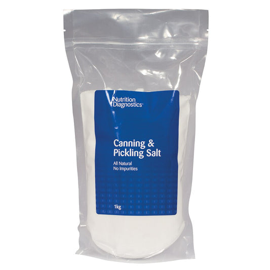 Nutrition Diagnostics Canning & Pickling Salt 1kg - Cutprice Online