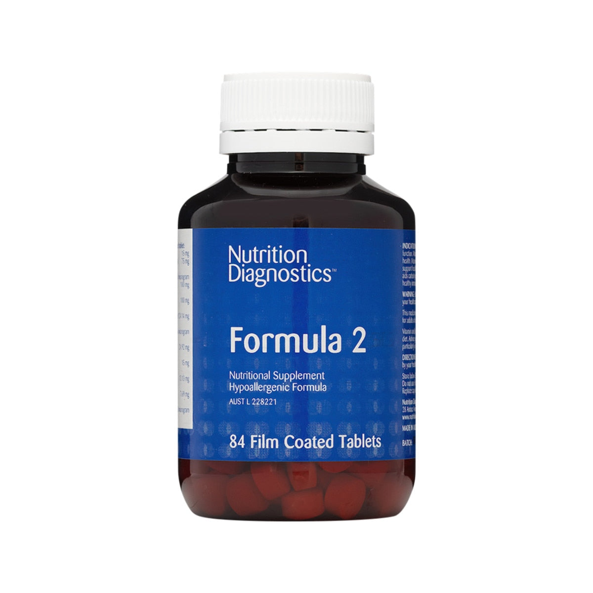 Nutrition Diagnostics Formula 2 84t - Cutprice Online