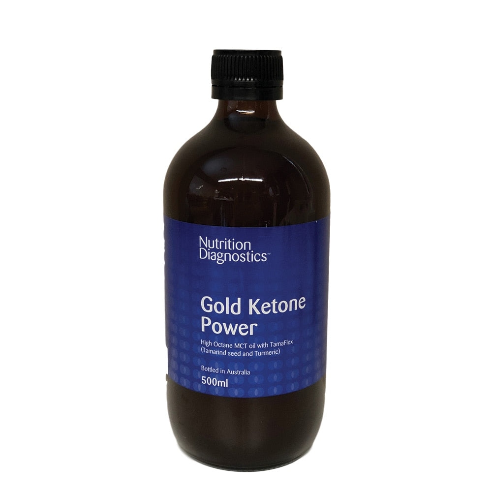 Nutrition Diagnostics Gold Ketone Power (High Octane MCT Oil with Tamarind & Turmeric) 500ml - Cutprice Online