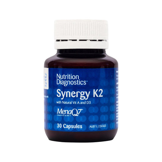 Nutrition Diagnostics Synergy K2 with Natural Vit A and D3 30c - Cutprice Online