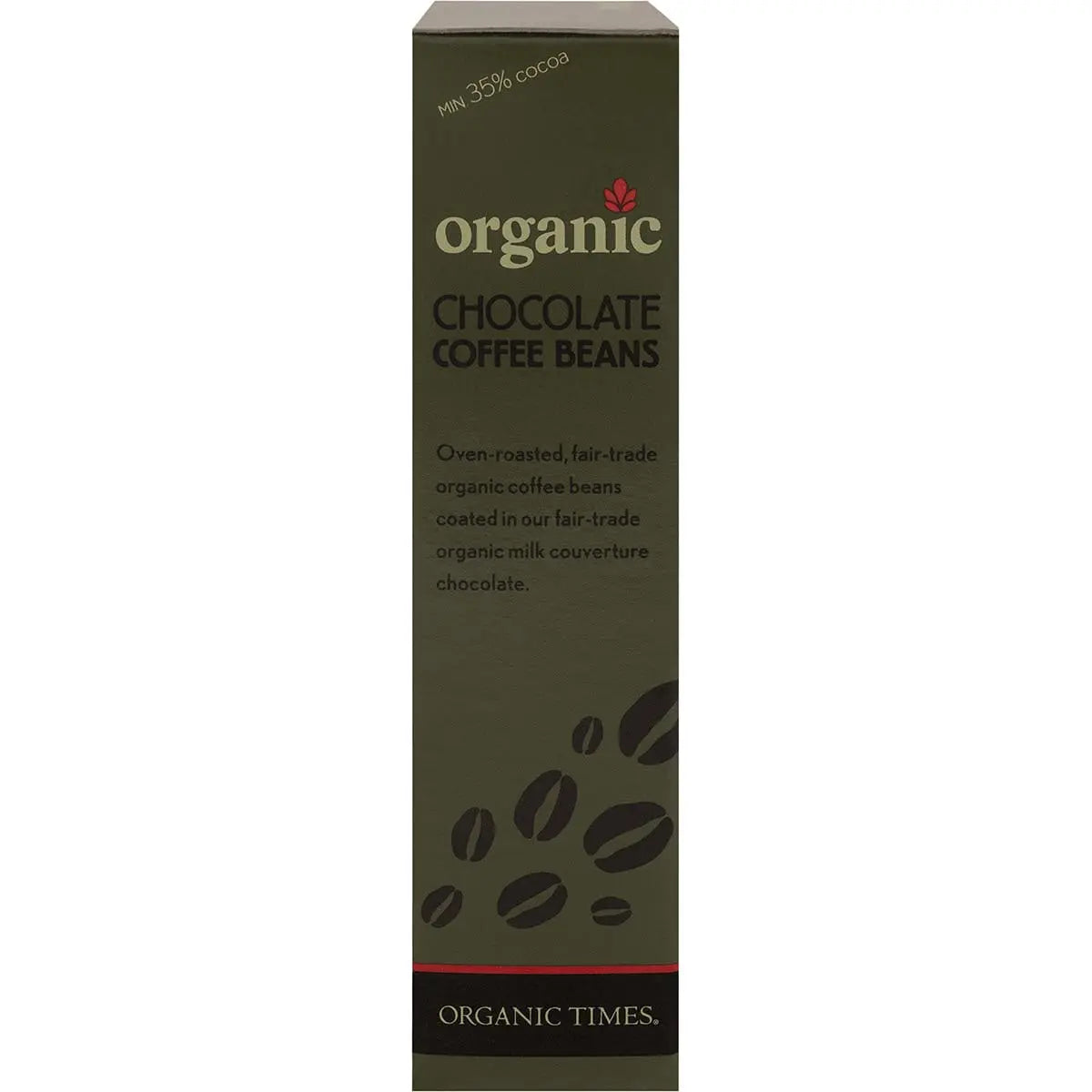 ORGANIC TIMES Milk Chocolate Coffee Beans 150g ORGANIC TIMES