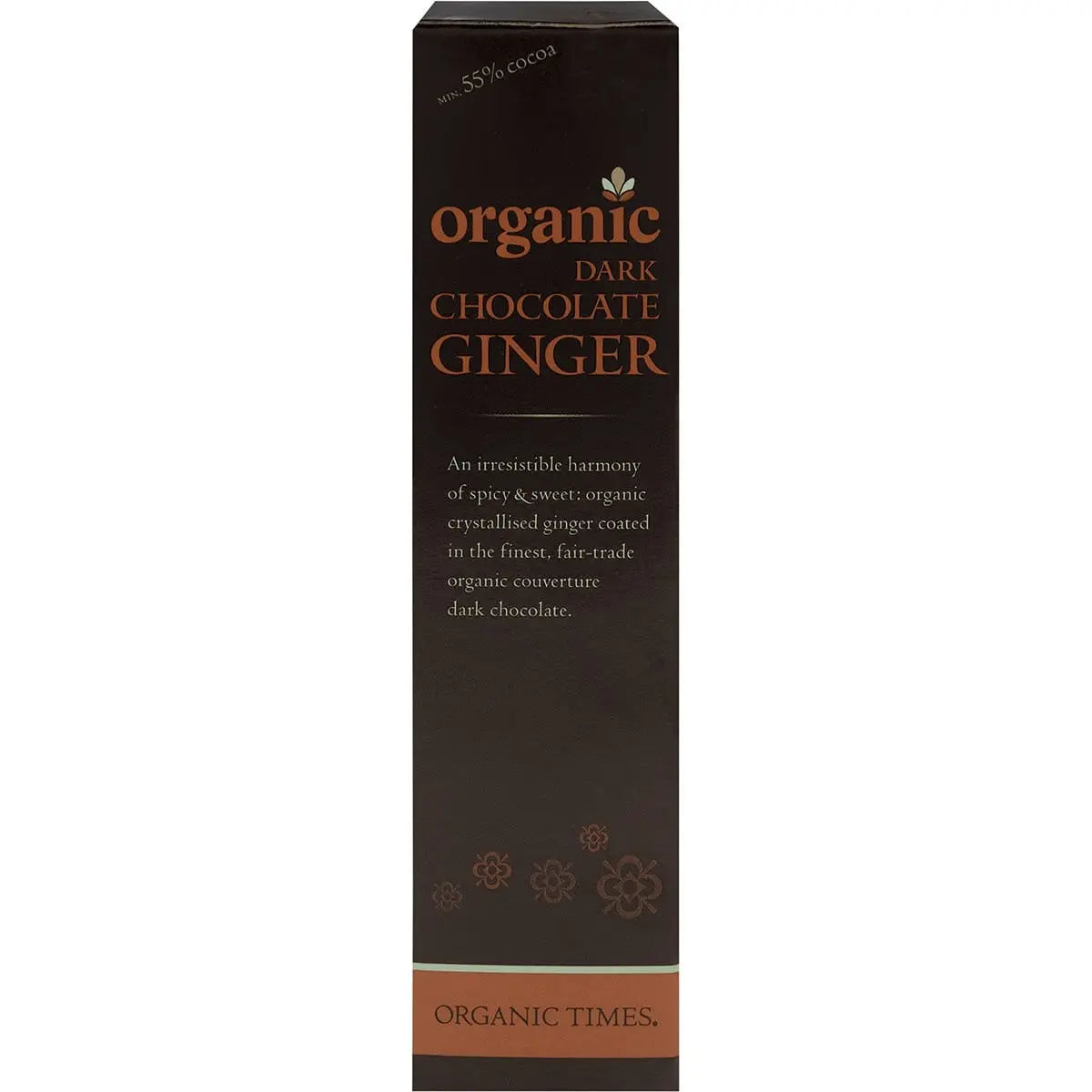 ORGANIC TIMES Dark Chocolate Ginger 150g ORGANIC TIMES