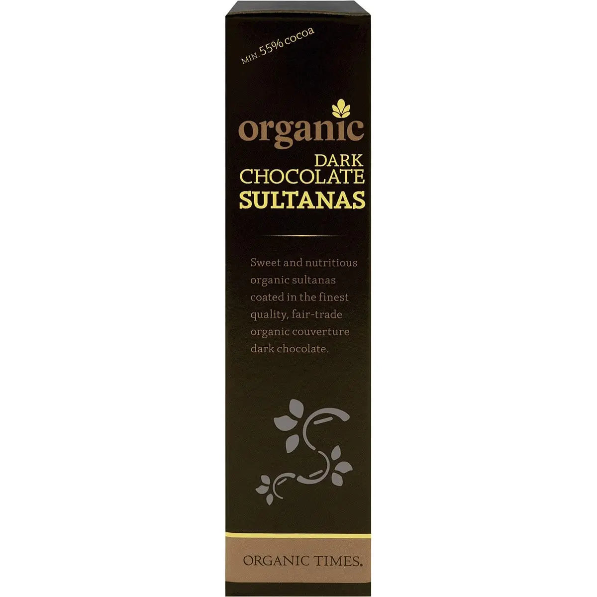 ORGANIC TIMES Dark Chocolate Sultanas 150g ORGANIC TIMES