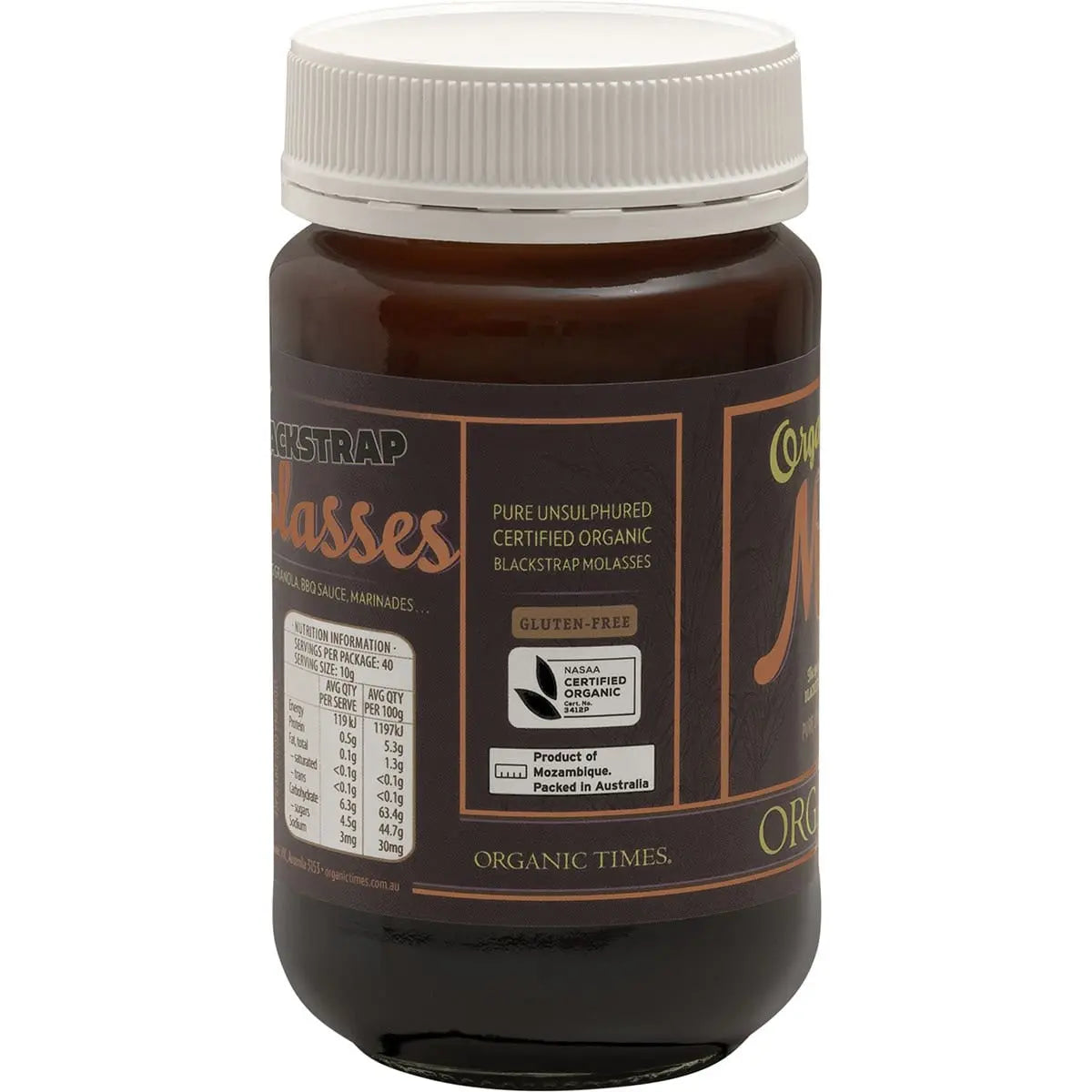 ORGANIC TIMES Blackstrap Molasses 400g ORGANIC TIMES